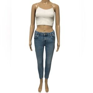 Zara Light Wash Skinny Jeans Size 26